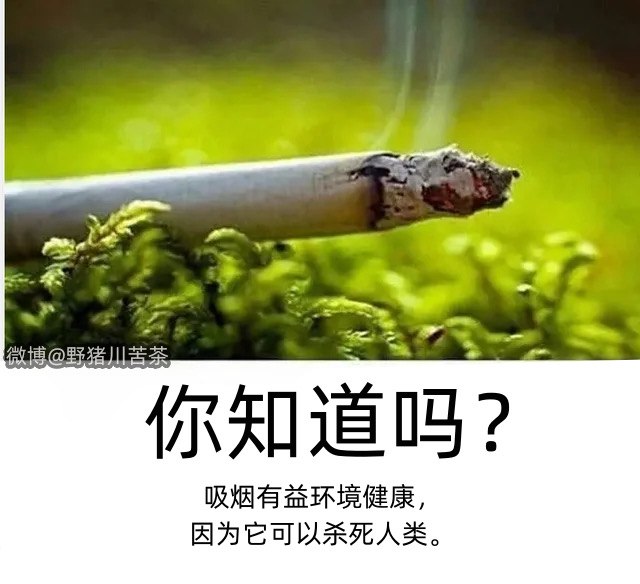 多吃薯条: jandan.net/t/6131704OO: 130 XX: 7嗷嗷: 问题这不是当场抽烟当场死啊，他们往往会尬活好几十年，快死的时候各种癌症，消耗的医疗资源实际上更污染环境OO: 49, XX: 1mlwy0: 我至今都记得，由于u型潜艇对北大西洋的封锁，当地鱼群在二战期间得到空前的恢复